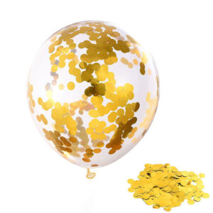 Globo con confeti