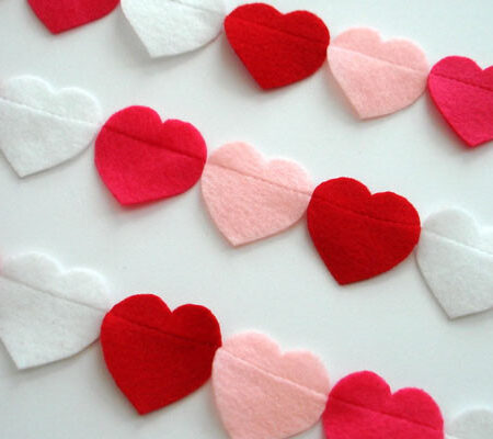 Guirnalda de corazones