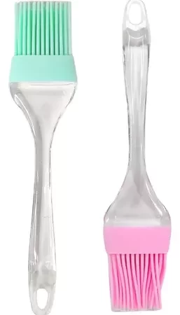 Pincel silicona - cristal (Rojo)